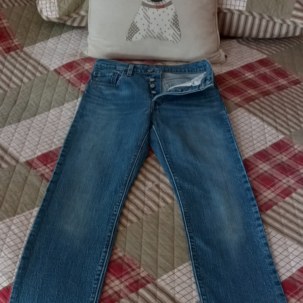 Classic Levi's Button Fly 501 Jeans 24 x 30